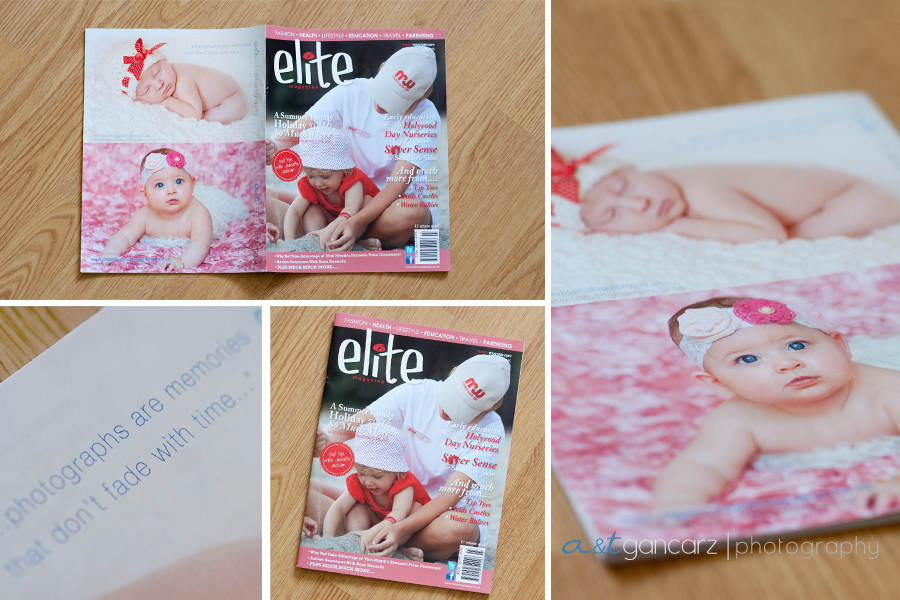 Elite Magazine- back cover - cutebabyphotography | atgancarzphotography