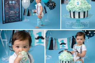 atgancarz photography Manchester, Hyde, cake smash Cheshire