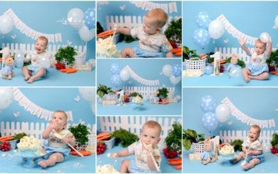 Cake Smash Photography Manchester | Hunter | Peter Rabbit